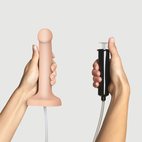 Spritzdildo färben Vanille